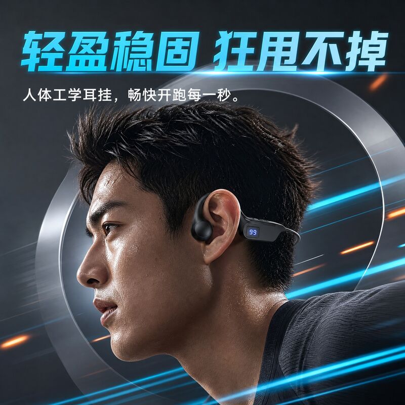 Спортивные Bluetooth-наушники X7 с костной и воздушной проводимостью, слот для карты, Bluetooth 6.0