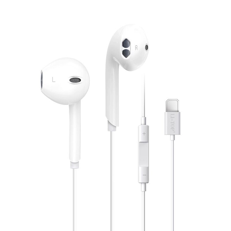 Проводные наушники-вкладыши LI-TOP A05/A28 с микрофоном и разъёмом Lightning для iPhone