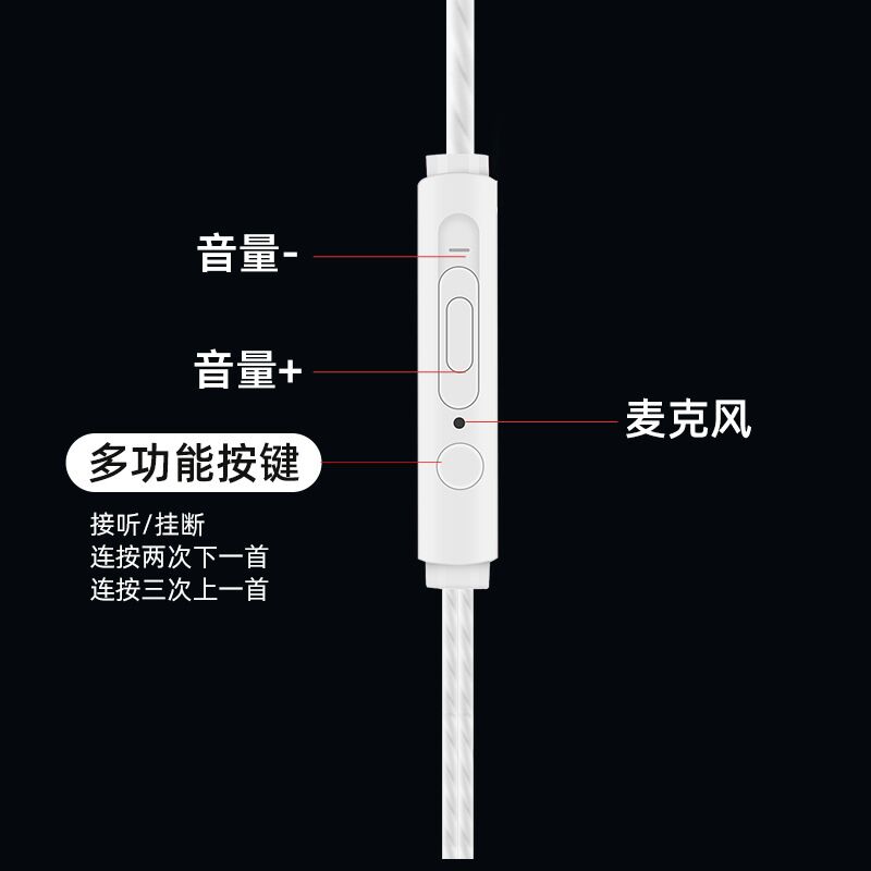 Проводные наушники-вкладыши KULIANHUI X-19 Type-C с пультом для OPPO, Huawei, Vivo