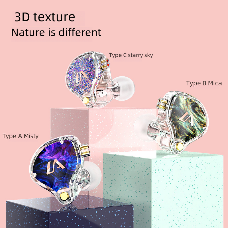 Проводные наушники Lafitear LM3 с отсоединяемым кабелем, заушная посадка, HiFi-звук, 3D-панель