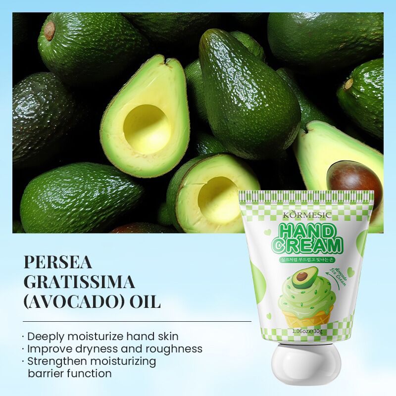 Крем для рук KORMESIC серии Fruit Ice Cream, увлажняющий, лёгкий, нелипкий, 30 г