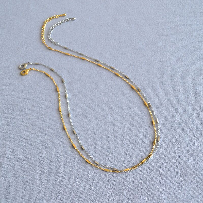 Цепочка на шею miya sophia jewelry, мелкое квадратное плетение, латунь с позолотой, 40–45 см + удлинитель