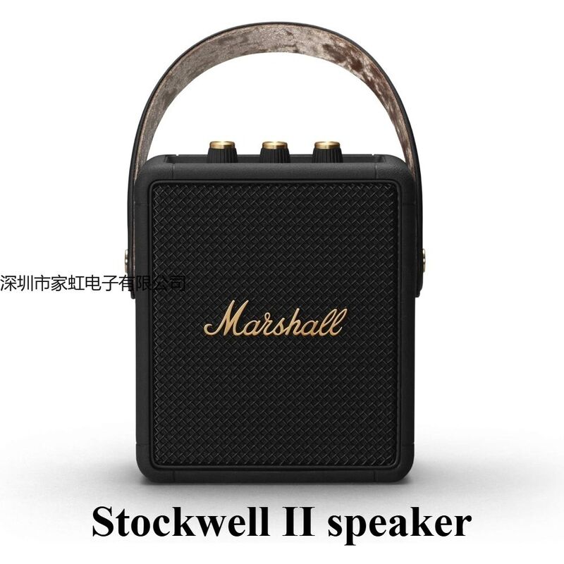 Портативная Bluetooth-колонка Stockwell II, Bluetooth 5.3, аудиовход 3,5 мм, ремешок для переноски, чёрная