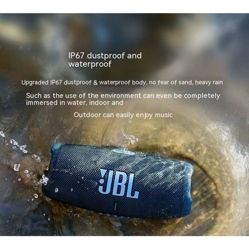 Портативная водонепроницаемая Bluetooth-колонка Charge5, Bluetooth 5.3, IPX7, USB Type-C, 6 цветов