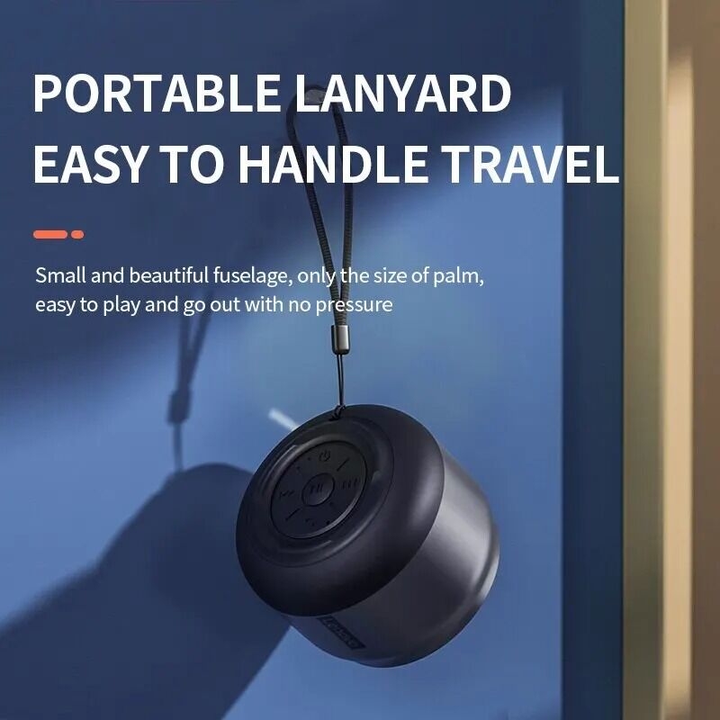 Портативная Bluetooth-колонка Kelemao S16, Bluetooth 5.3, до 10 Вт, радиус 10 м, 220 г, чёрная