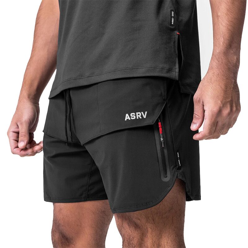 Шорты спортивные мужские ASRV Technical Sportswear, быстросохнущие, с несколькими карманами, для бега
