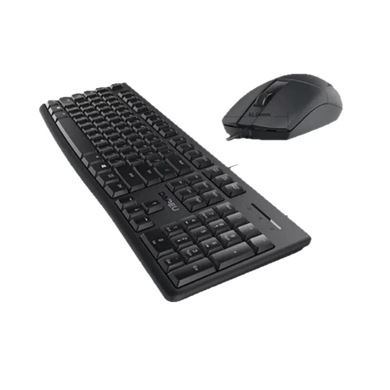 Проводной комплект клавиатура и мышь Dareu LK185T, USB, 1200 DPI, для ПК и ноутбука