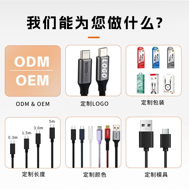 Кабель Type-C – Type-C USB 3.2 полнофункциональный XGUC00039, медные жилы, быстрая зарядка PD