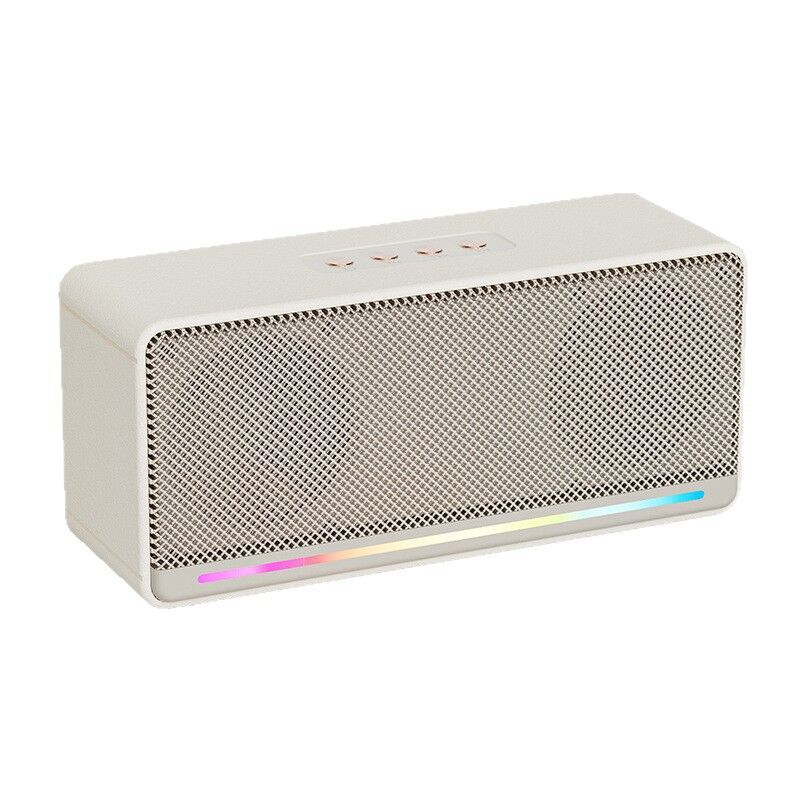 Портативная Bluetooth-колонка M305 с ручкой, два динамика, усиленный бас, FM-радио, RGB-подсветка