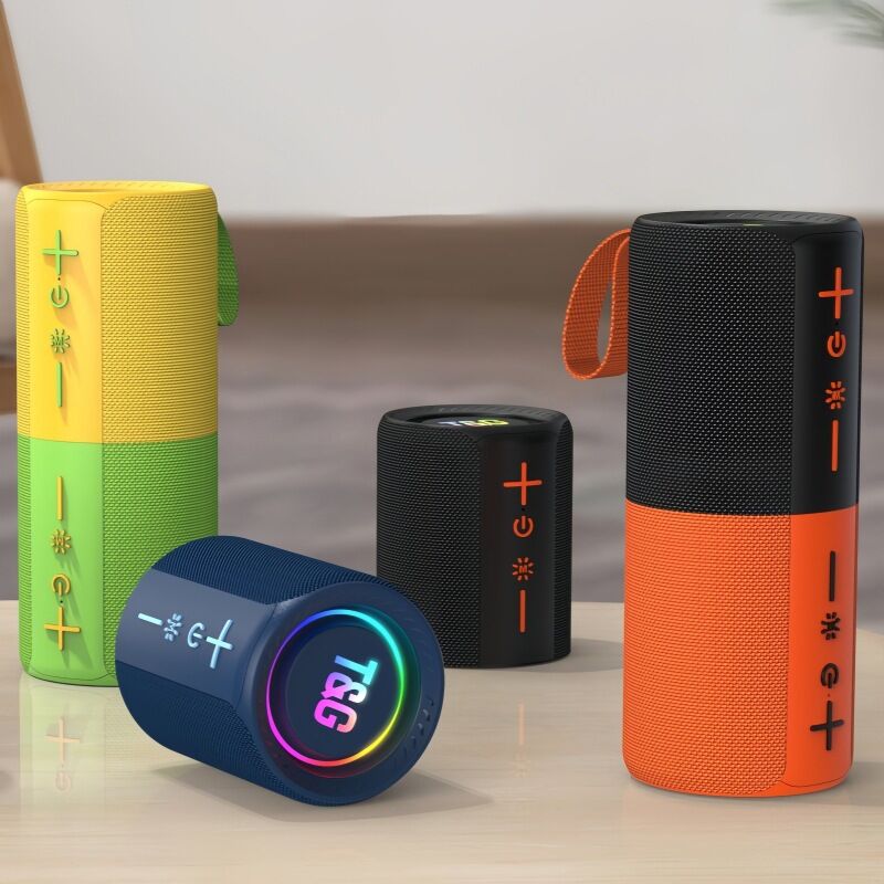 Bluetooth-колонки T&G TG491 парные на магнитах, 20 Вт, Bluetooth 5.3, TWS, RGB-подсветка, FM-радио