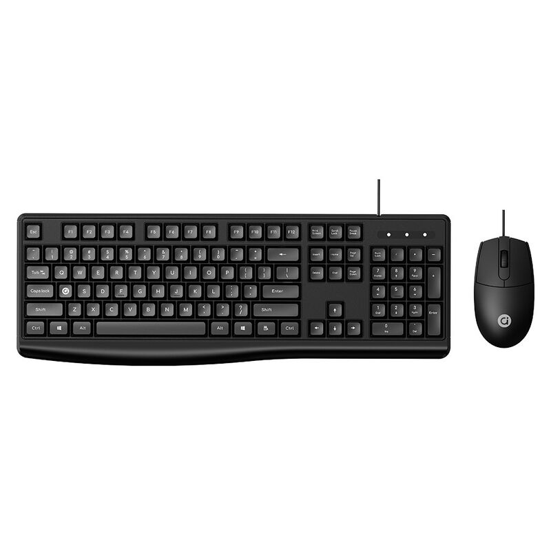 Проводная клавиатура ASUS adol CK10 и комплект с мышью, USB, тихие клавиши, 1600 DPI