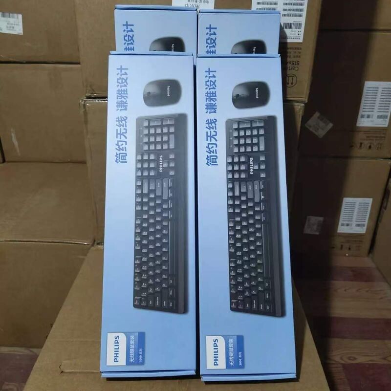 Беспроводной комплект клавиатура и мышь Philips SPT6354 для ноутбука и ПК, офисный, 1000 dpi