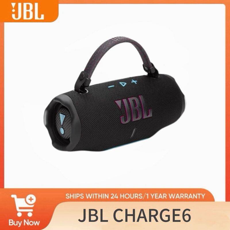 Портативная Bluetooth-колонка JB.L CHARGE6, водонепроницаемая, Bluetooth 5.3, 4000–6000 мА·ч