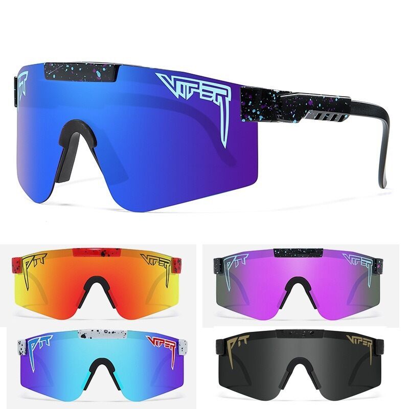 Спортивные солнцезащитные очки Meimomei в стиле Pit Viper для велоспорта, UV400