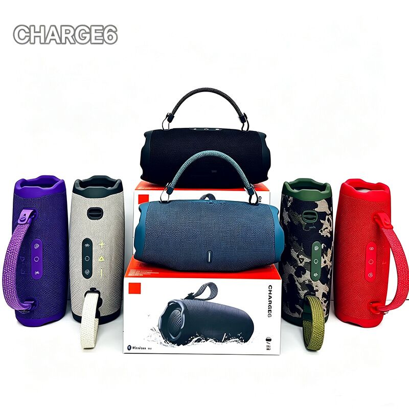 Портативная Bluetooth-колонка Charge6, 16 Вт, Bluetooth 5.3, 2 динамика, FM-радио, TWS, 1200–2000 мА·ч