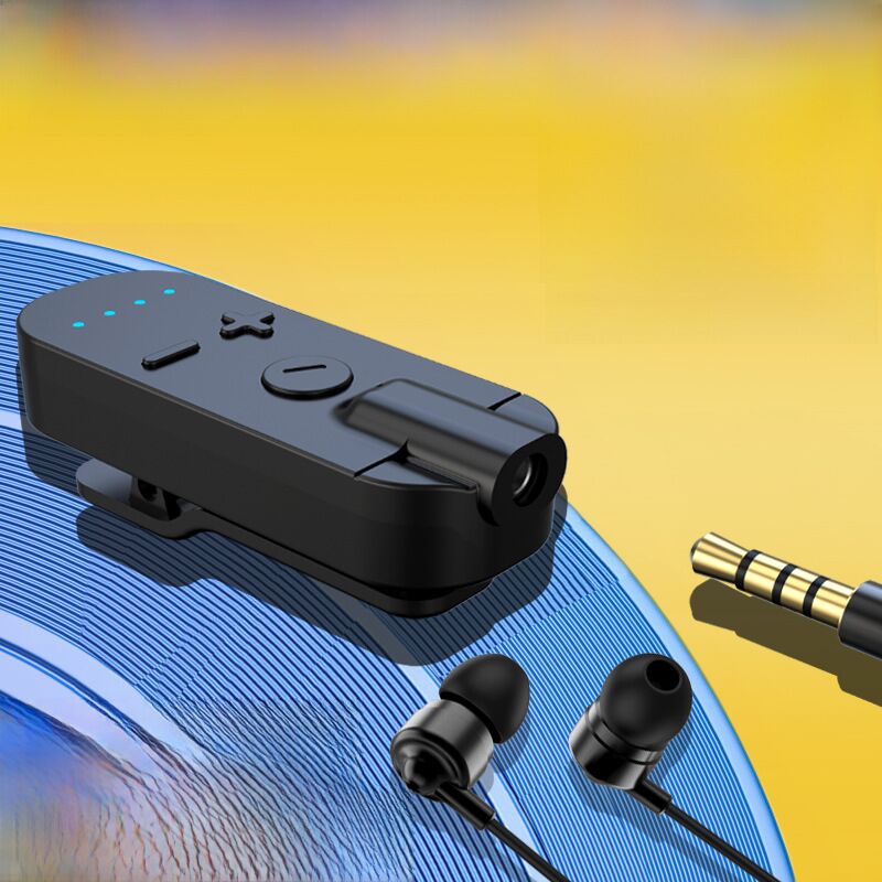 Bluetooth-ресивер V98 с клипсой на воротник, беспроводной, для игр, увеличенная ёмкость батареи