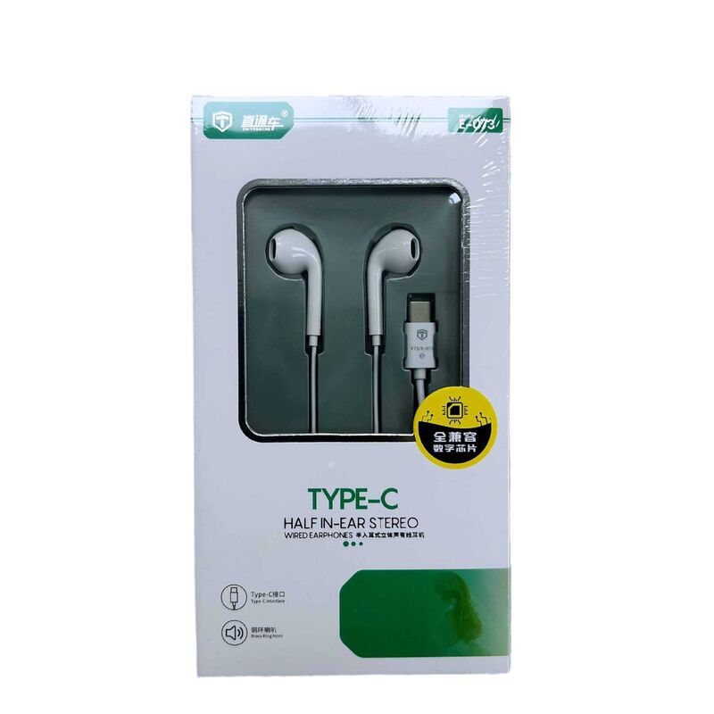 Проводные наушники-вкладыши Zhitongche E073, разъём Type-C, для iPhone 15–18 и Android