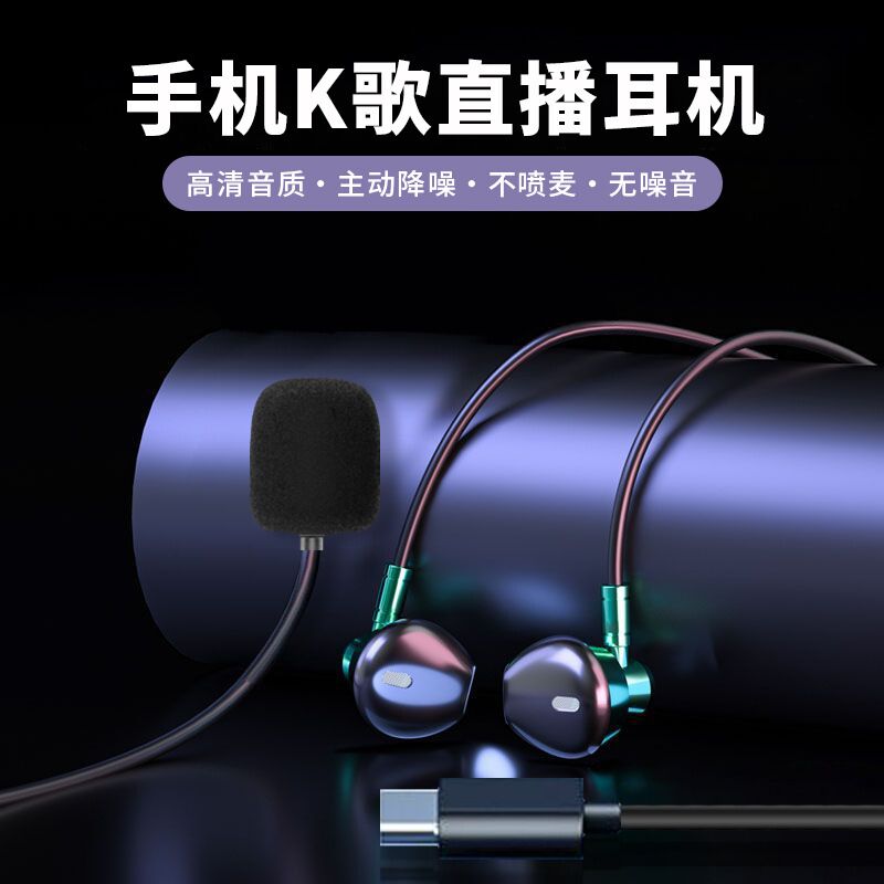 Проводные наушники-вкладыши 623 Xinwangwei для стриминга и караоке, разъём Type-C, цифровое декодирование