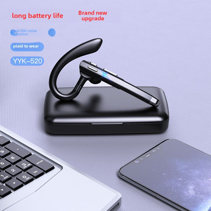 Беспроводные Bluetooth-наушники YYK520, заушные, с AI-переводом, для одного уха, для бизнеса