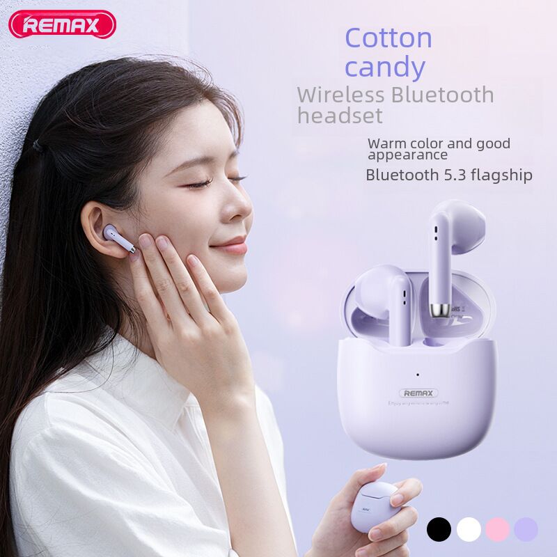 Наушники Remax TWS-19 беспроводные Bluetooth 5.3, вкладыши, шумоподавление ENC, до 8 часов работы