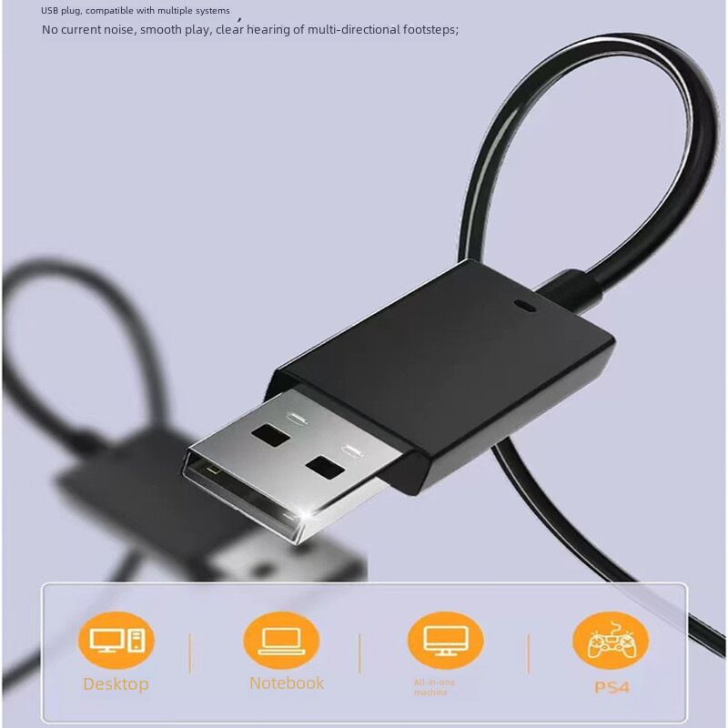 Игровая проводная гарнитура YF-01 USB для ПК, вкладыши с микрофоном