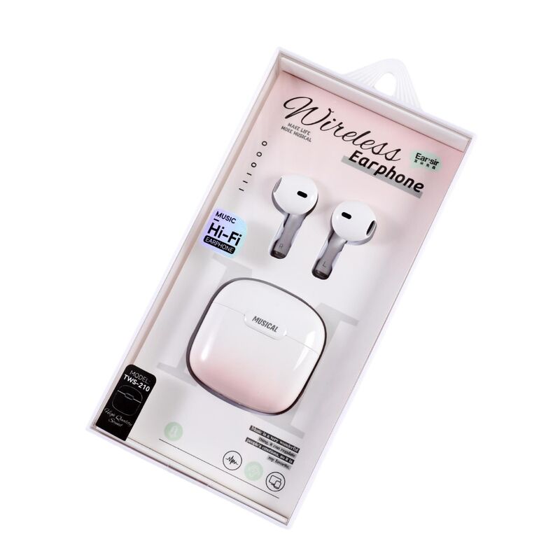 TWS-наушники Ear'sir TWS-210 с градиентным дизайном, Bluetooth 5.4, время работы до 8 часов