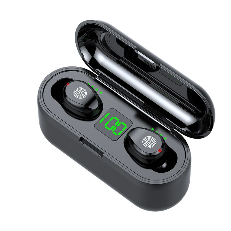 F9-2 TWS Bluetooth-наушники-вкладыши с шумоподавлением и сенсорным управлением, IPX5