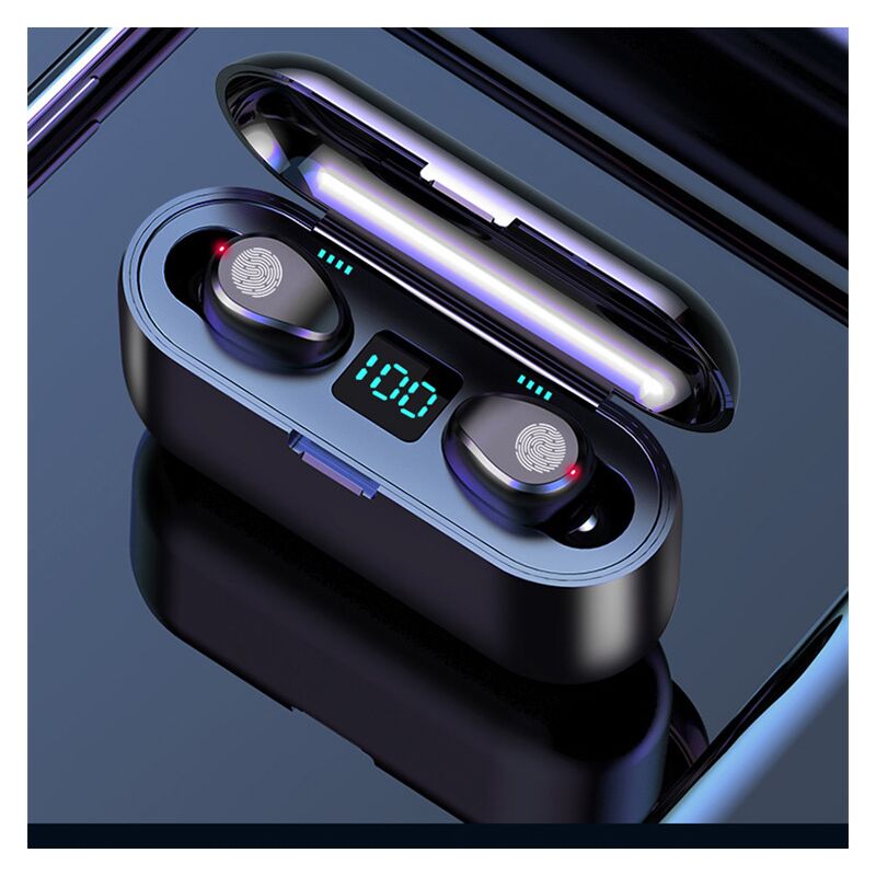 F9-2 TWS Bluetooth-наушники-вкладыши с шумоподавлением и сенсорным управлением, IPX5