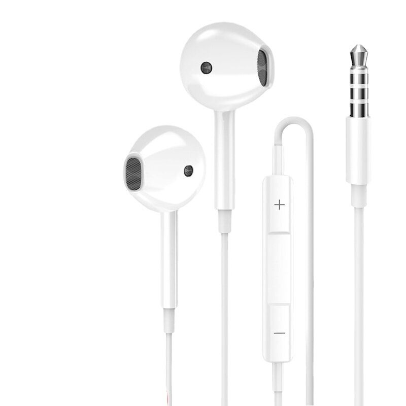 Проводные наушники Pisen AP01 полувкладыши 3,5 мм для Apple и Android