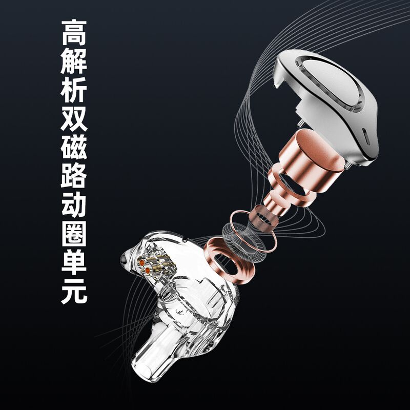 Проводные HIFI наушники Lefei LE1 со съёмным кабелем, вкладыши, для телефона и игр