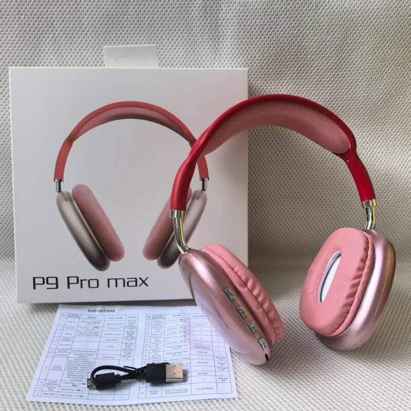 Накладные Bluetooth-наушники P47 с подсветкой, поддержка звонков и музыки