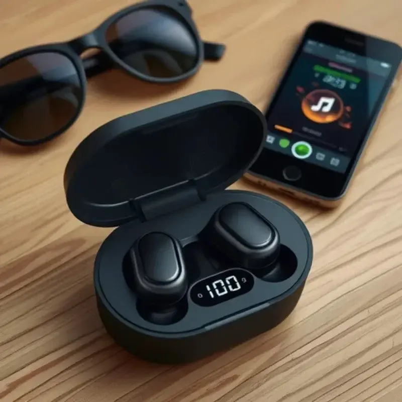 E7s — TWS-наушники Bluetooth 5.0 с экраном индикации заряда