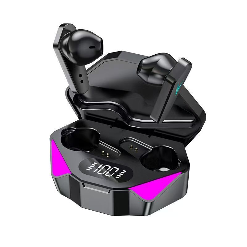 Игровые беспроводные наушники X15 TWS с низкой задержкой, дисплей заряда, Bluetooth 5.0