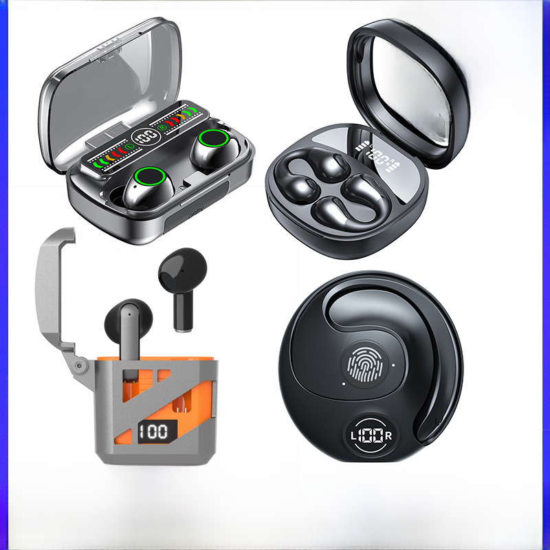 TWS Bluetooth-наушники F9-5C/YD03/S20 с сенсорным управлением и дисплеем заряда
