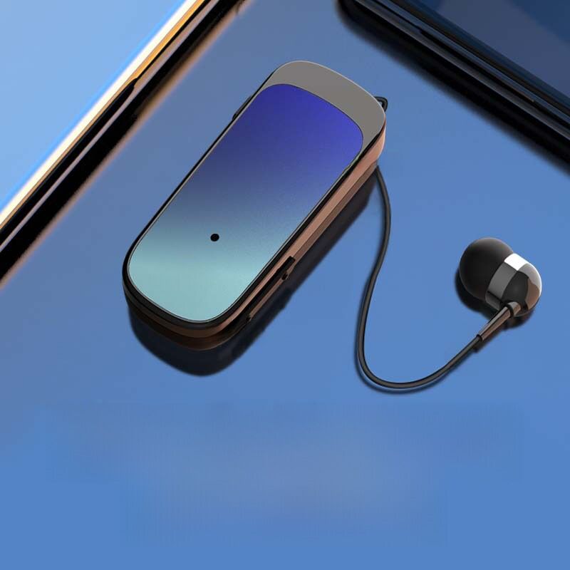 Bluetooth-гарнитура Saisijia K65 с клипсой на воротник, дисплей заряда, время работы более 8 часов