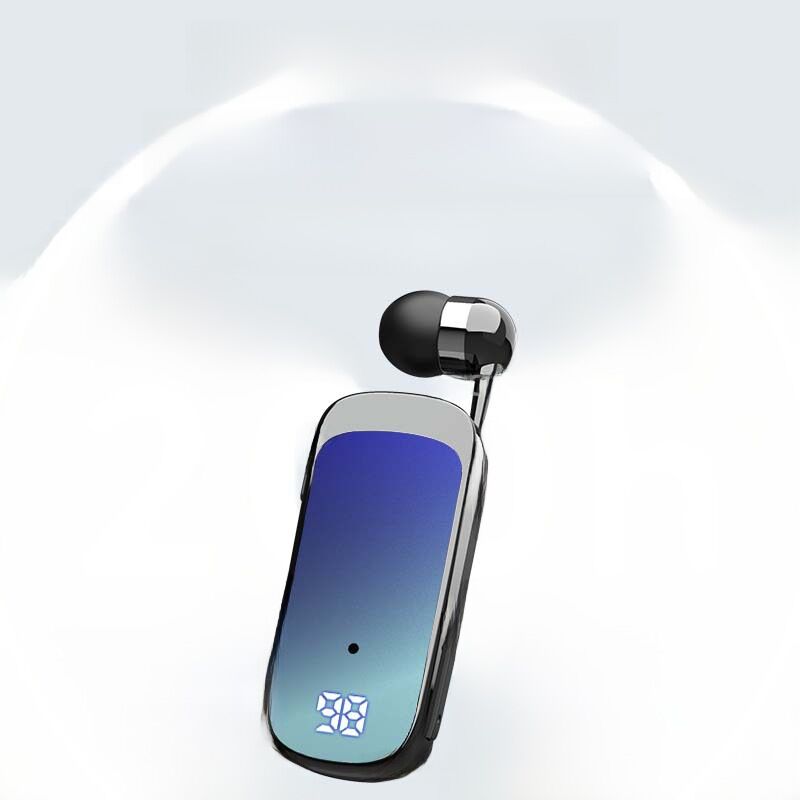 Bluetooth-гарнитура Saisijia K65 с клипсой на воротник, дисплей заряда, время работы более 8 часов