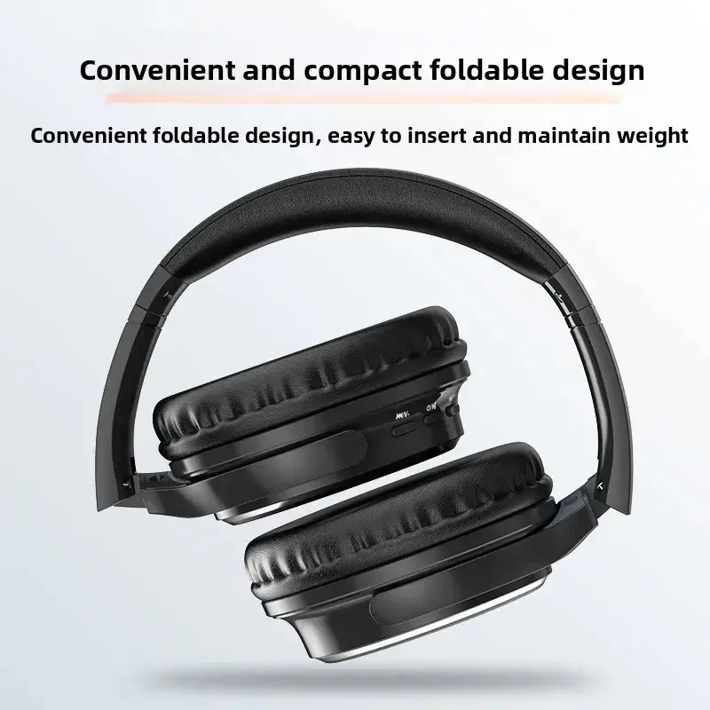 Складные накладные Bluetooth-наушники VJ901 в ретростиле со слотом для карты памяти, шумоподавление