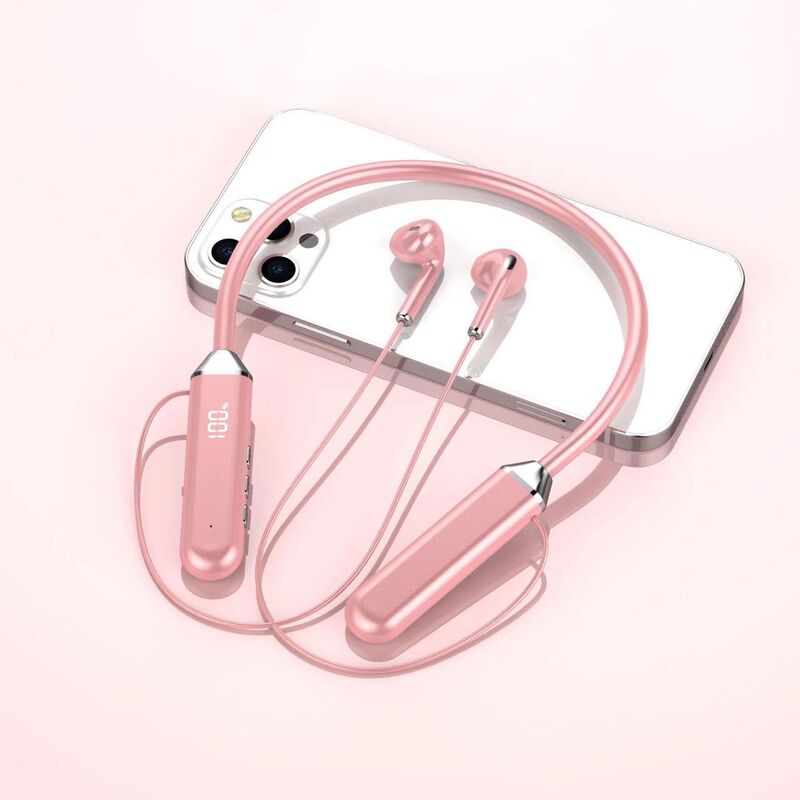 Yingmeng беспроводные наушники на шею, шумоподавление, дисплей заряда, Bluetooth 5.0, низкая задержка