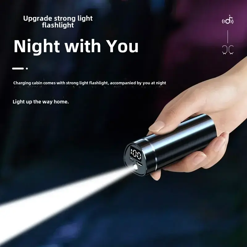 Спортивные TWS-наушники N21, мини-корпус, LED-дисплей, Bluetooth 5.3, время работы более 8 часов