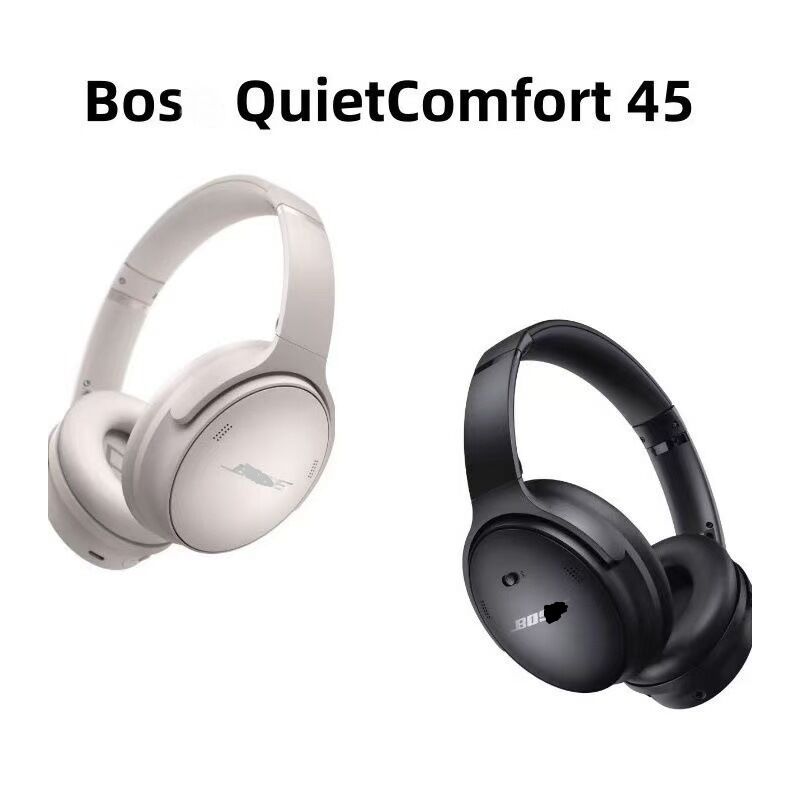 Накладные беспроводные наушники с шумоподавлением в стиле QC45, Bluetooth 5.1, 4–8 часов работы