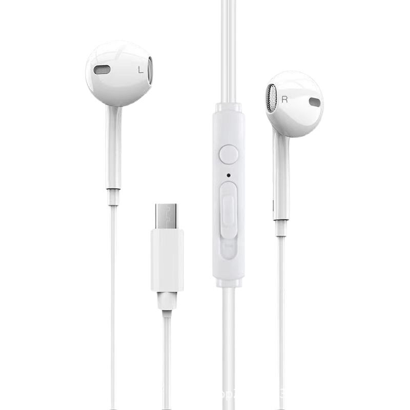 Проводные наушники-вкладыши для iPhone, Android и Huawei, разъём Type-C, цифровое декодирование