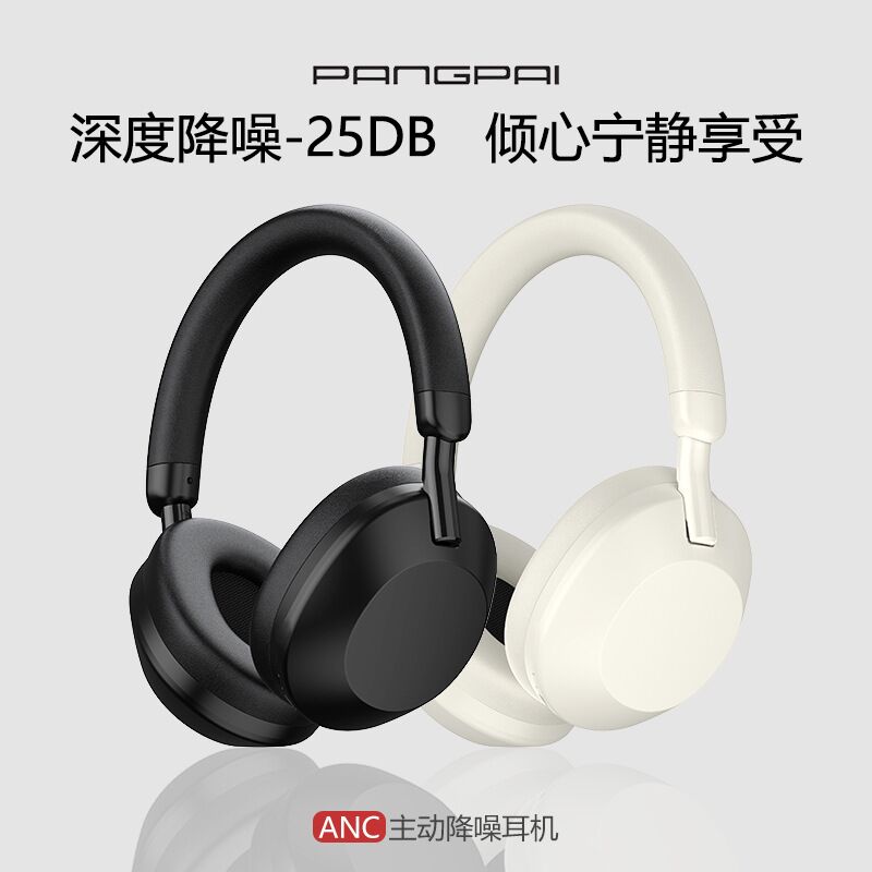 Накладные Bluetooth-наушники PANGPAI с активным шумоподавлением (ANC), увеличенное время работы