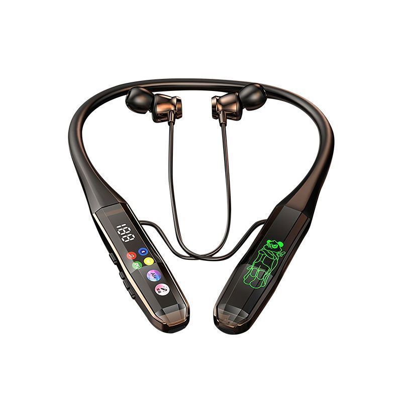 Наушники Bluetooth 5.4 FD-8 на шею с цифровым дисплеем, до 120 г
