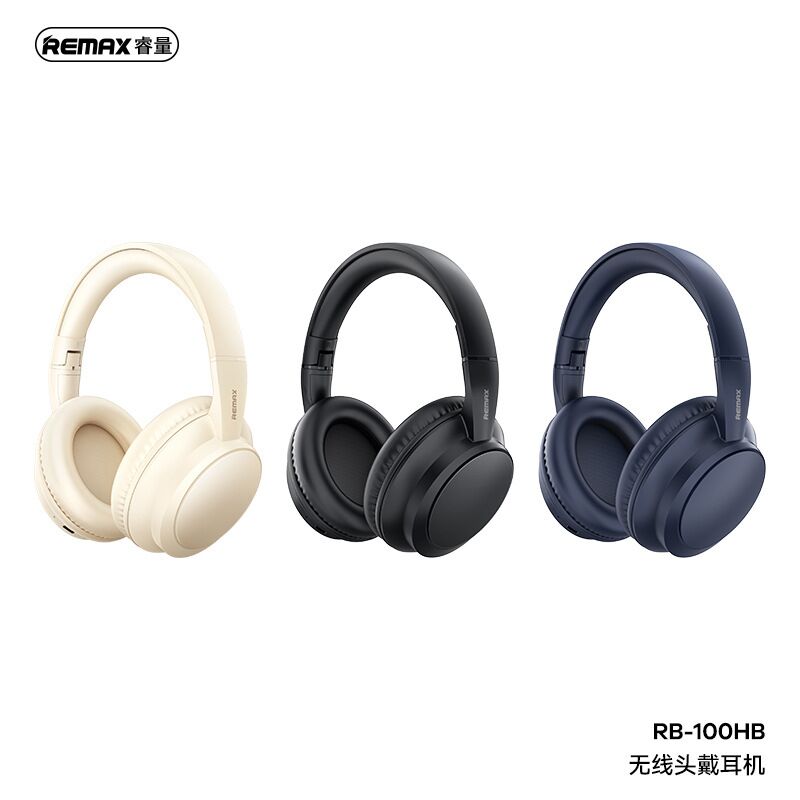 Накладные Bluetooth-наушники Remax 100HB, версия 5.4, складные, Hi-Fi