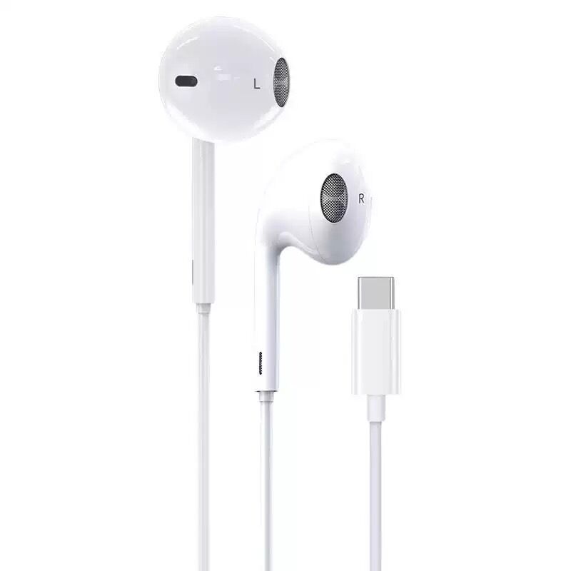Проводные наушники Type-C для iPhone 15/16/17, усиленный динамический излучатель
