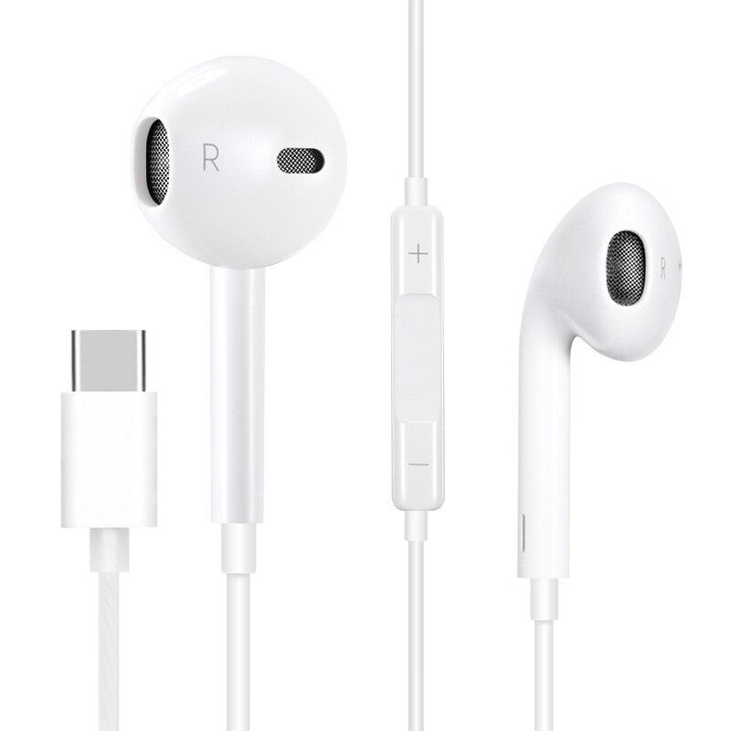 Проводные наушники-вкладыши Yaofang Type-C с усиленным басом для iPhone 15 и Android