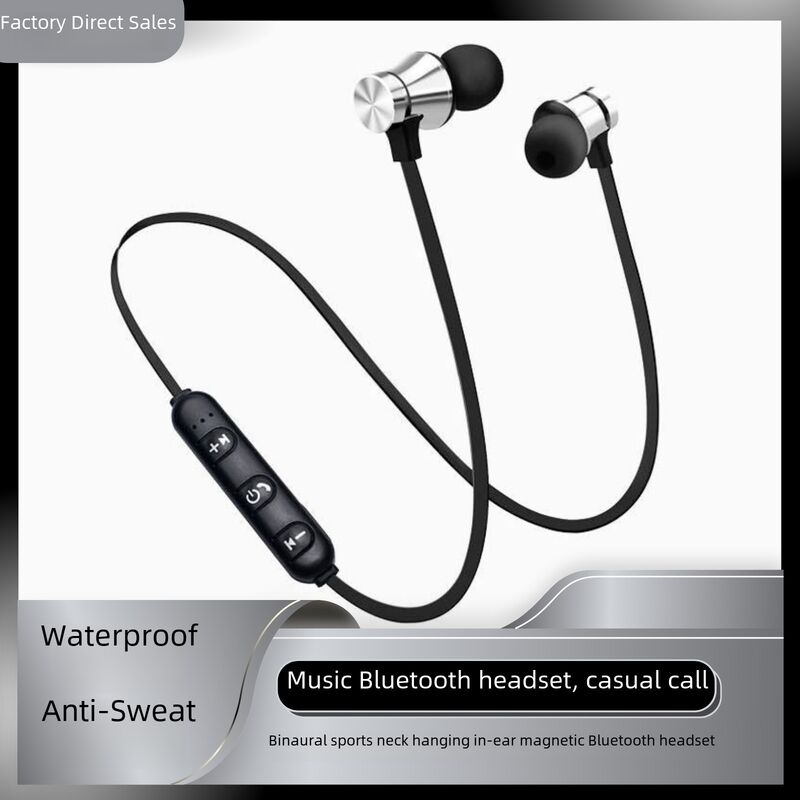 Спортивные Bluetooth-наушники XT11 с ободком на шею и магнитной зарядкой