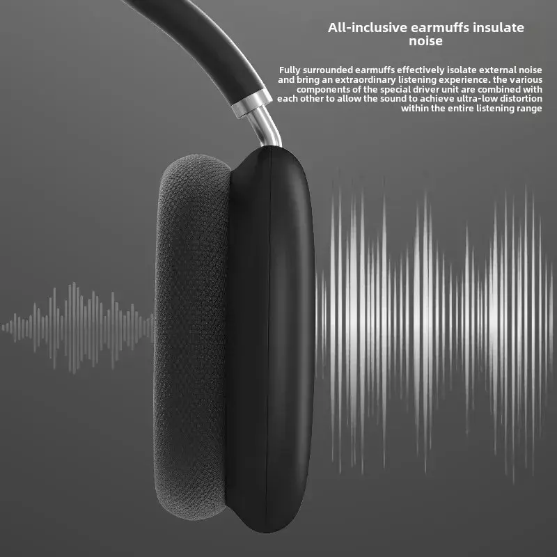 Беспроводные Bluetooth-наушники Lexin P9AirMax, накладные, усиленный бас