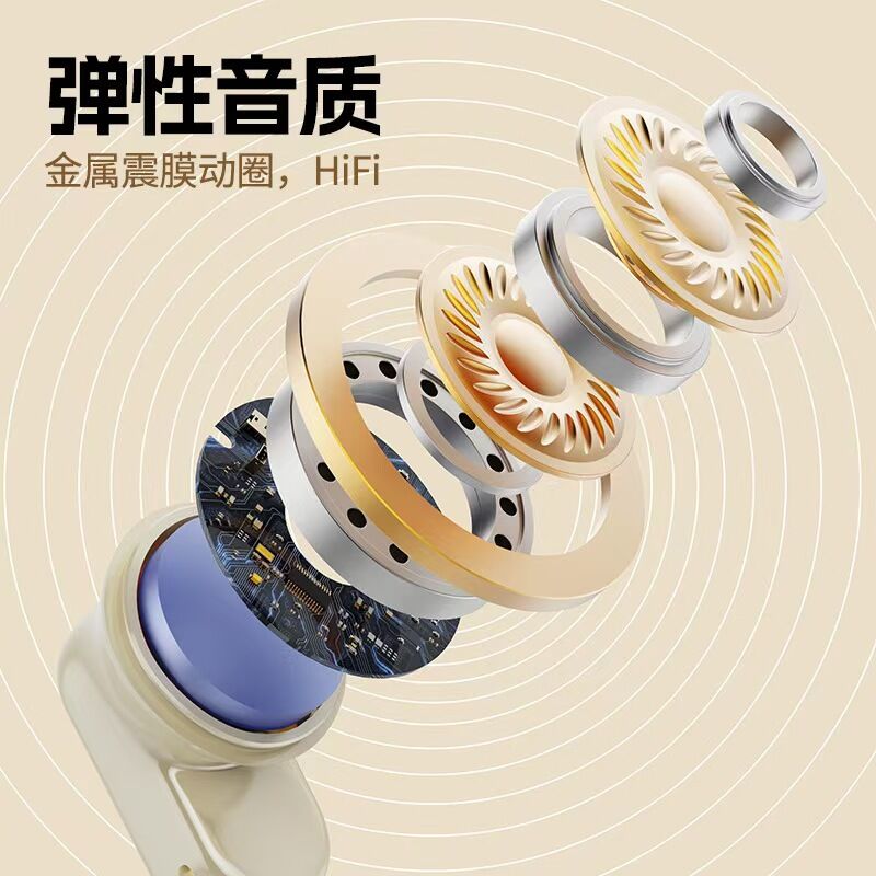 Беспроводные наушники-вкладыши Junyi Niao, силиконовые, спортивные, Bluetooth 5.4