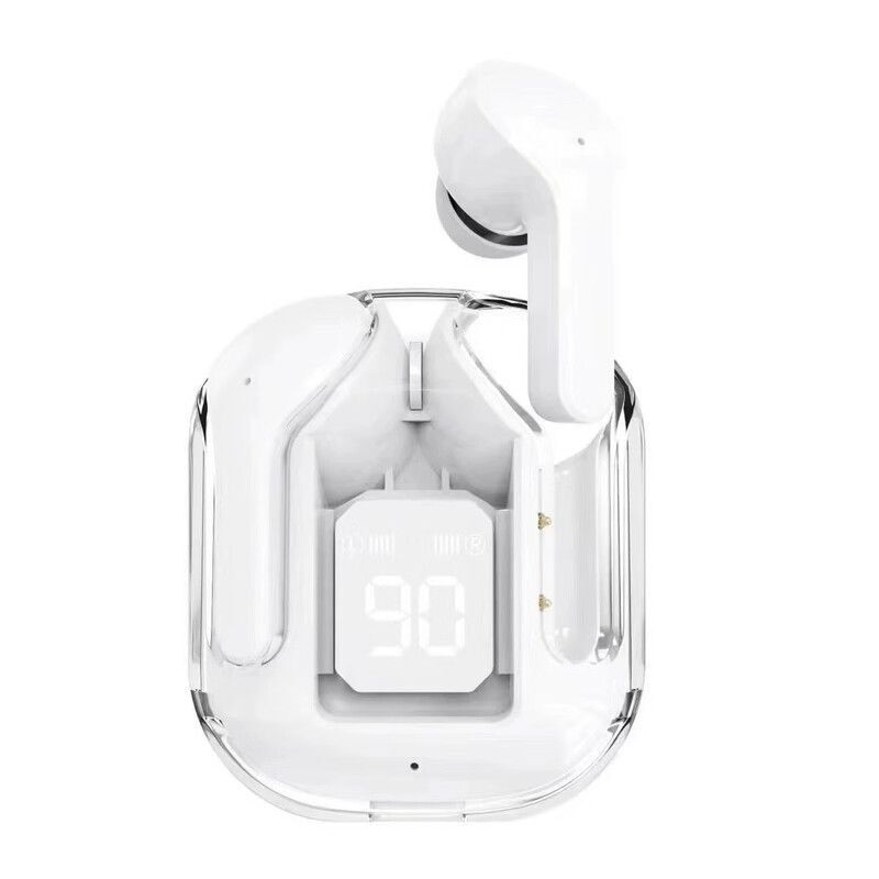 TWS-наушники HK6 прозрачный корпус, Bluetooth 5.0, защита IPX7, для спорта